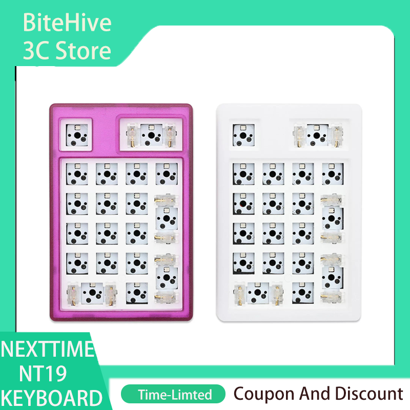 Mechanical Numpad Hot Swap Rgb Wireless - Nexttime Nt19 Numpad Bluetooth 2.4G 3