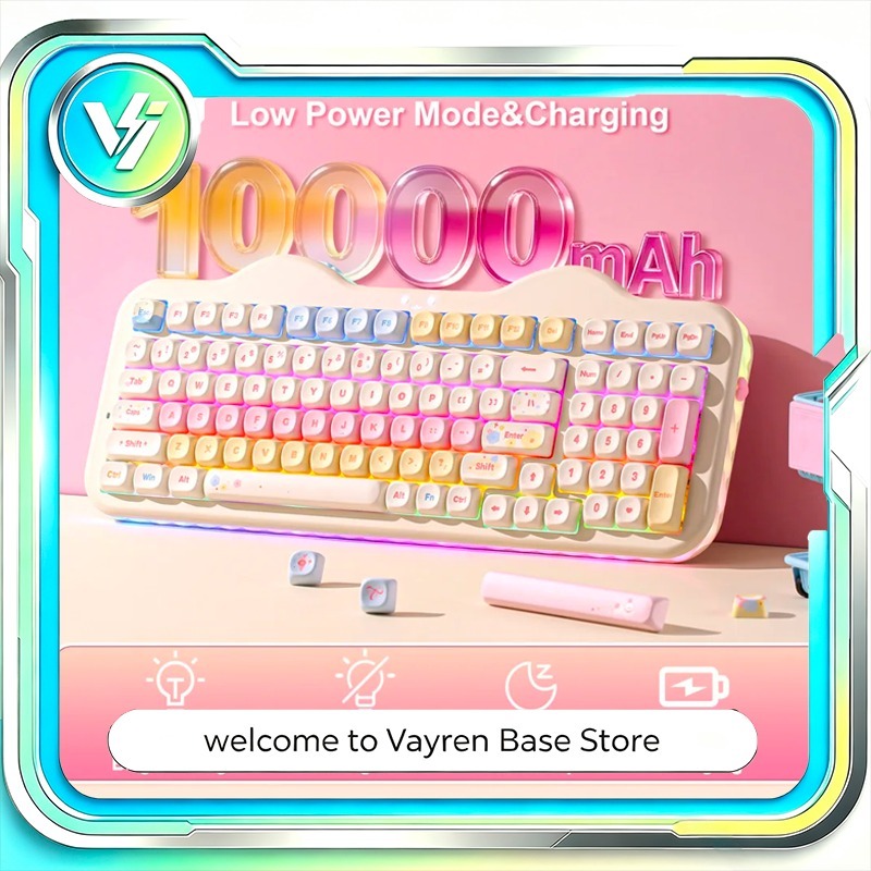 Mechanical Numpad Hot Swap Rgb Wireless - C98 Cake Wireless Mechanical Keyboard 99‑Key
