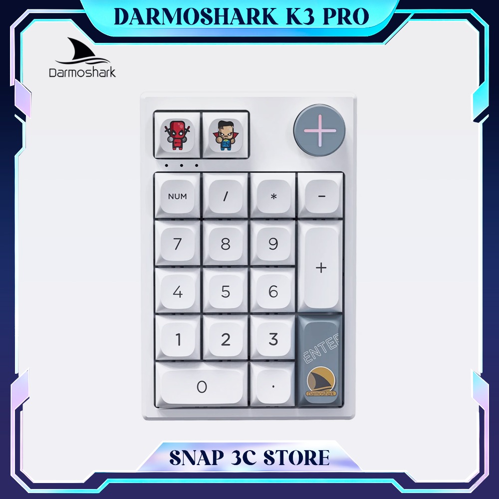 Mechanical Numpad Hot Swap Rgb Wireless - Darmoshark K3 Pro Wireless Mechanical Numeric