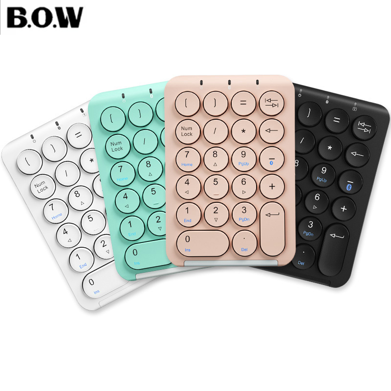 BOW 22 Keys Wireless Number Pa - огляд і ціна Pbt Keycaps For Numeric Keypad Numpad