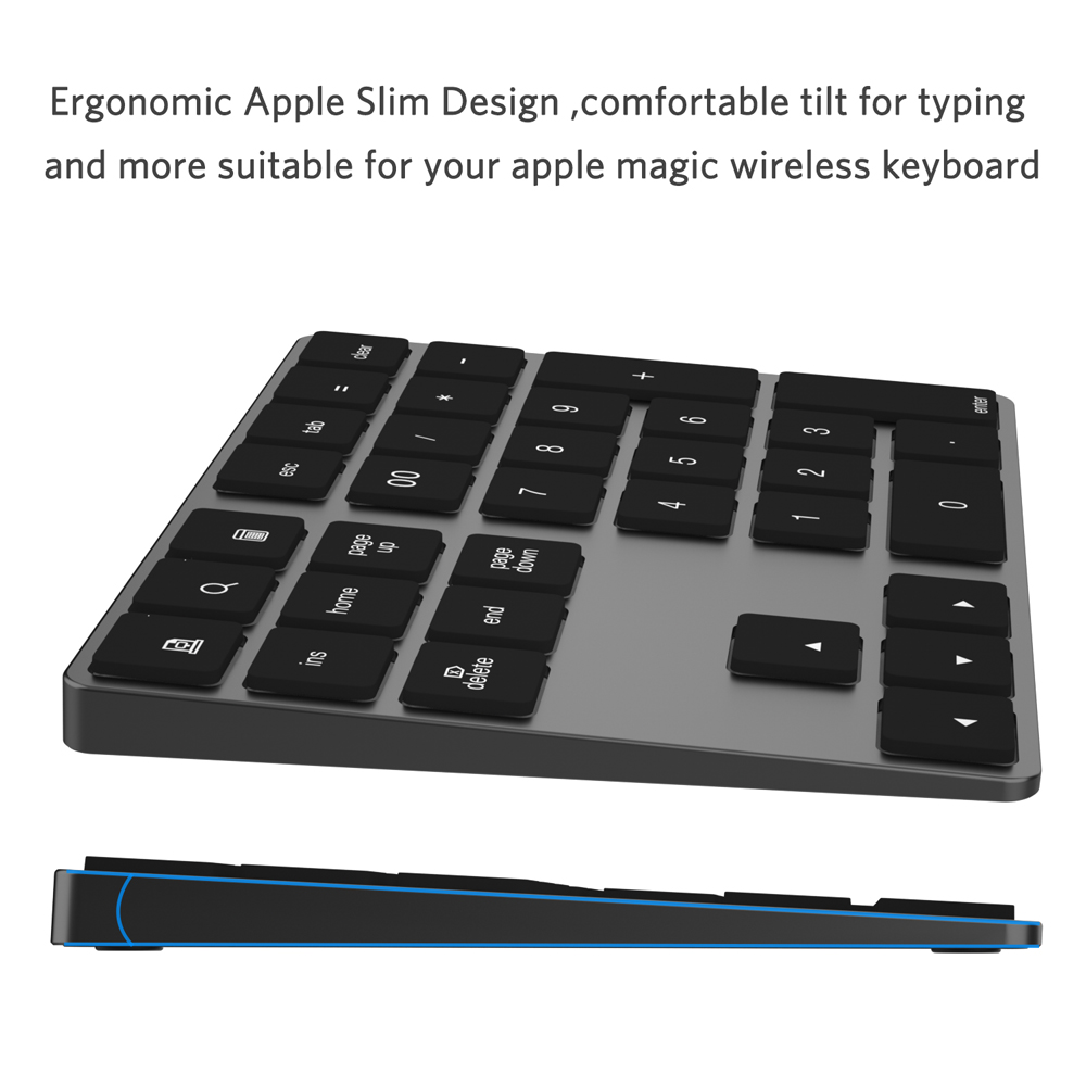 External Data Entry  Bluetooth - огляд і ціна Bluetooth Numeric Keypad Aluminum Slim