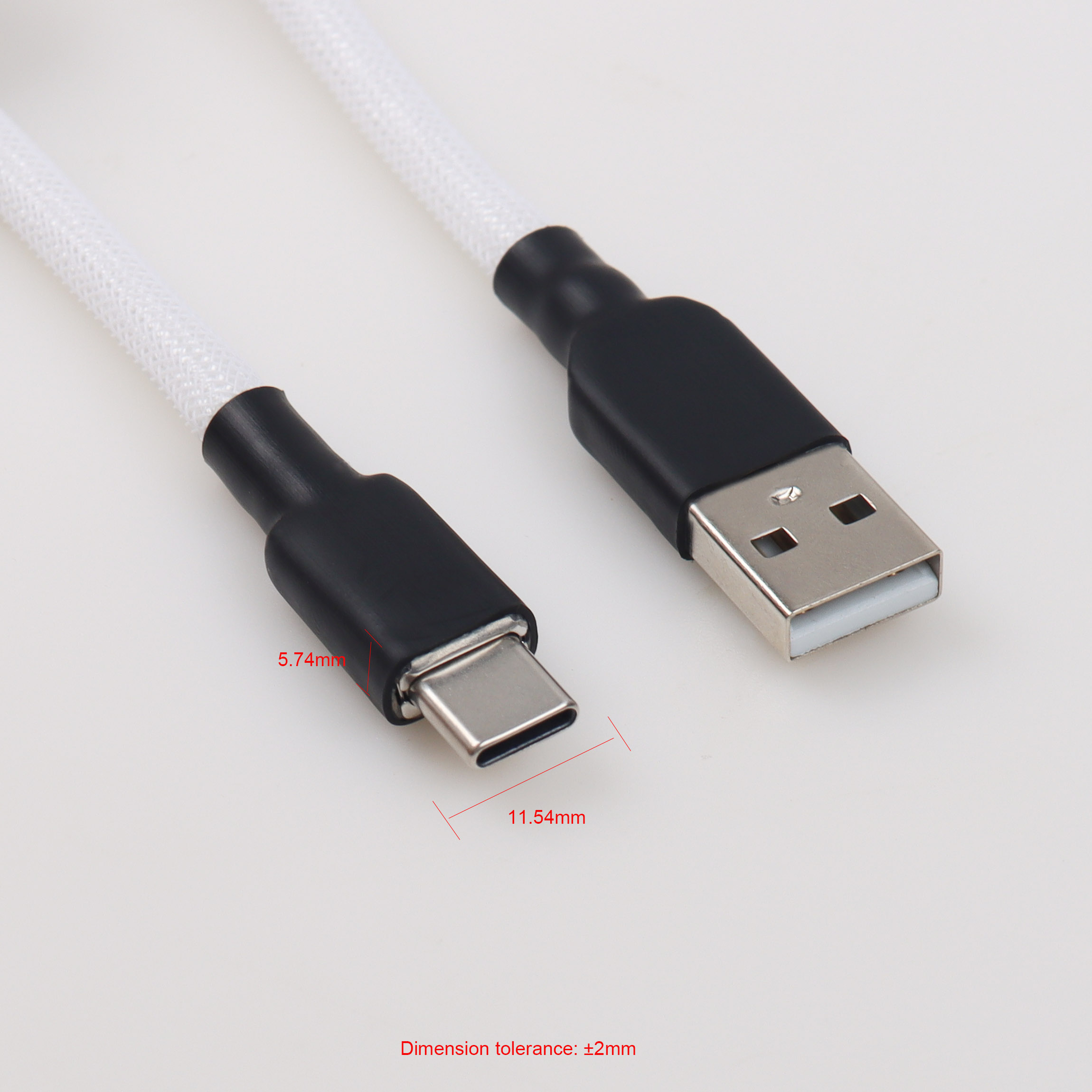 Type-C to USB Keyboard Cable C - огляд і ціна Type C Detachable Cable Coiled Keyboard
