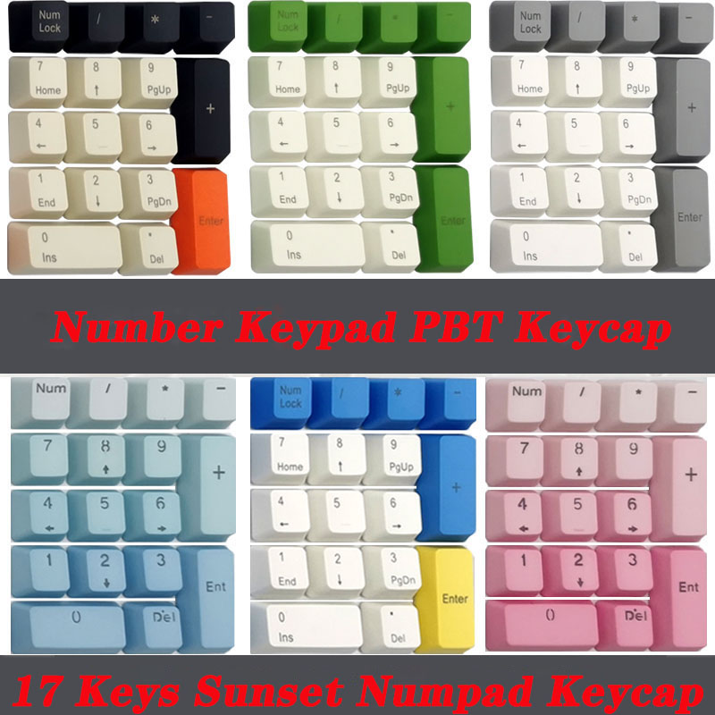 Number Keypad Mechanical Keybo - огляд і ціна Pbt Keycaps For Numeric Keypad Numpad