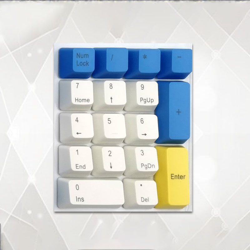 Number Keypad Mechanical Keybo - огляд і ціна Pbt Keycaps For Numeric Keypad Numpad