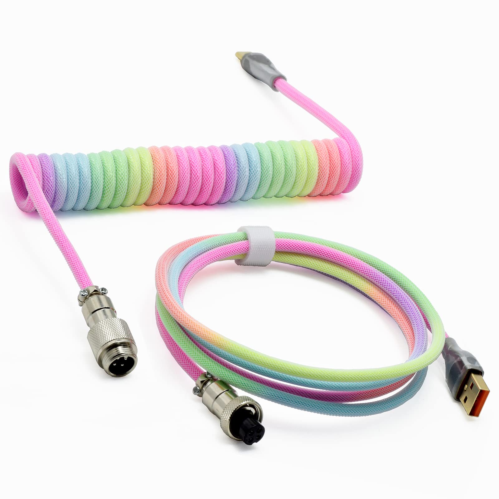 Type-C to USB A Keyboard Cable - огляд і ціна Type C Detachable Cable Coiled Keyboard