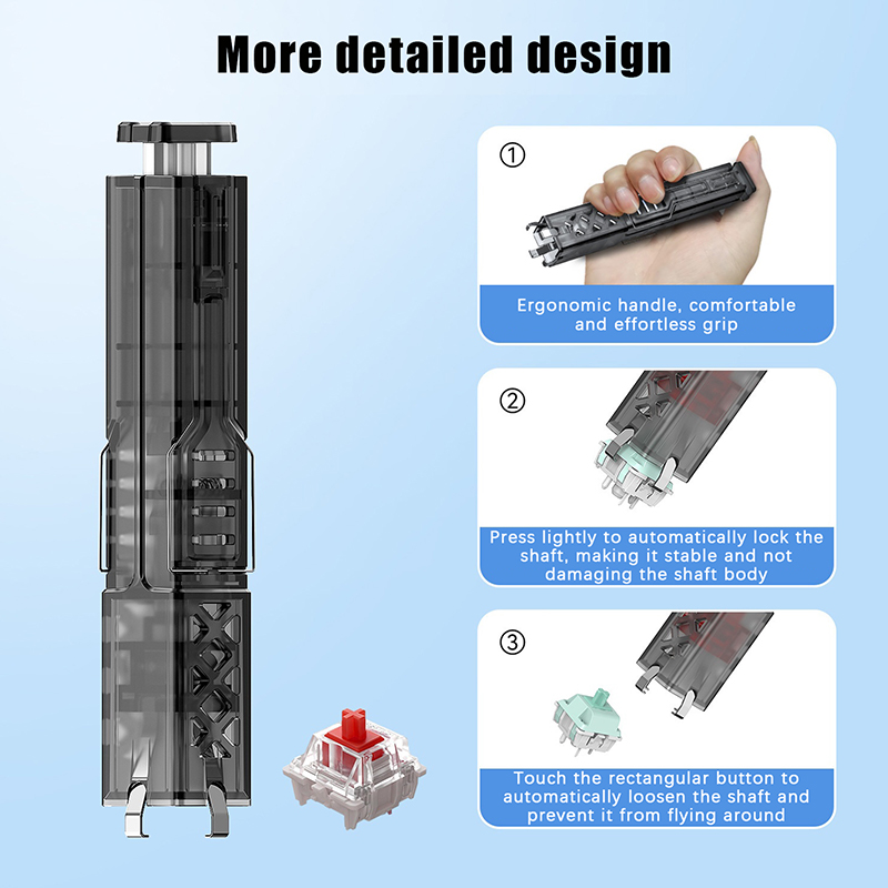 2 In 1 Switch Puller Keycap Pu - огляд і ціна Keycap Puller Switch Puller 2 In 1