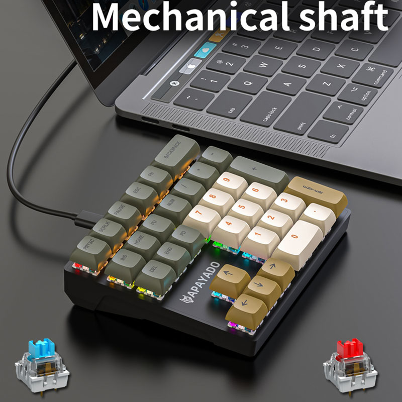 K33 Mechanical Numeric Keypad  - огляд і ціна Pbt Keycaps For Numeric Keypad Numpad