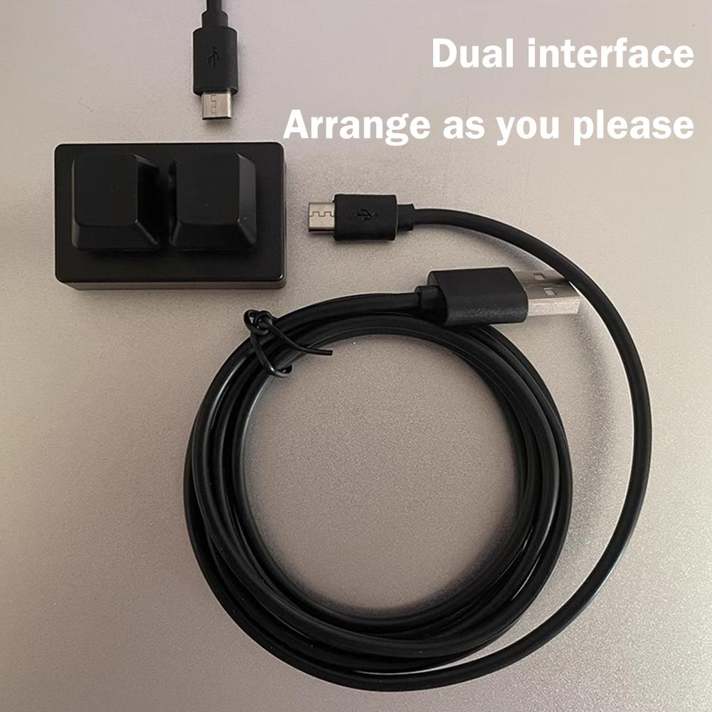 2 Keys RGB USB Custom Programm - огляд і ціна Custom Number Pad Macro Keypad Programmable