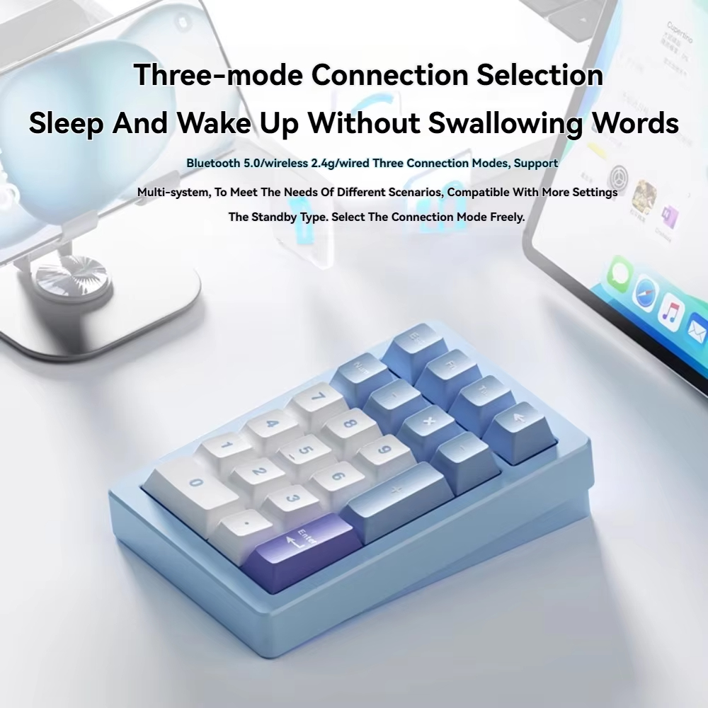 Panda20 V2 Wireless Aluminum K - огляд і ціна Mechanical Numpad Hot Swap Rgb Wireless