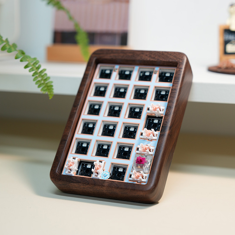 Soild Walnut Wood Wireless Mec - огляд і ціна Mechanical Numpad Hot Swap Rgb Wireless