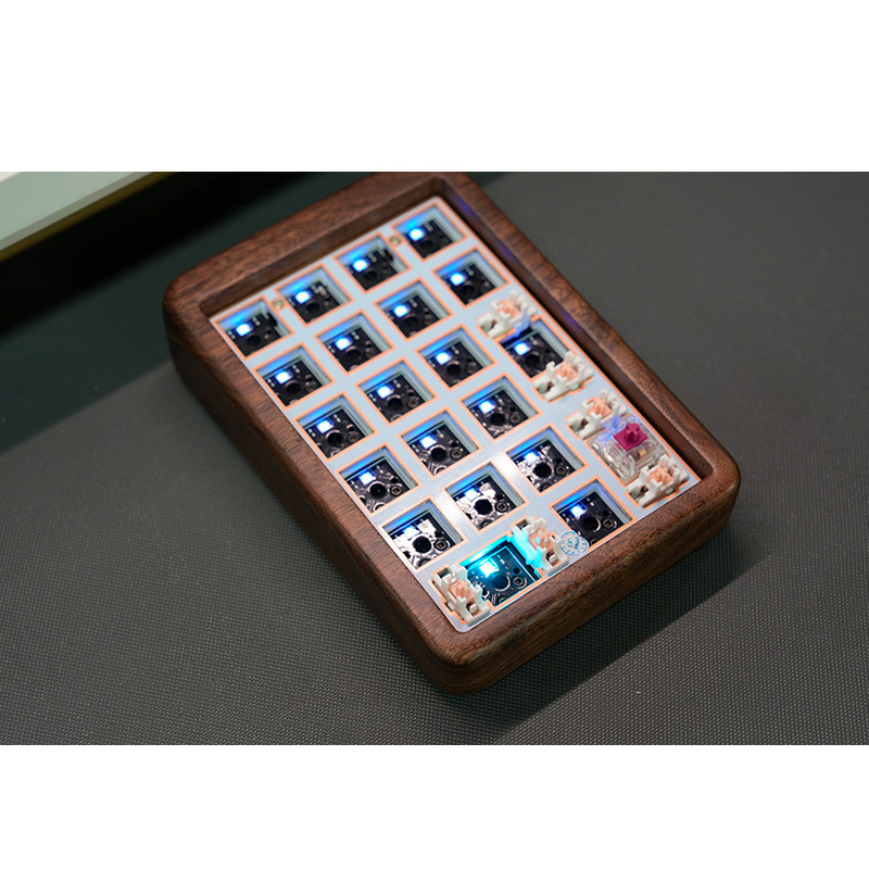 Soild Walnut Wood Wireless Mec - огляд і ціна Mechanical Numpad Hot Swap Rgb Wireless