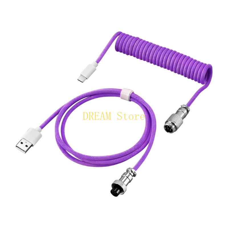 Coiled Keyboard Cable Type C T - огляд і ціна Type C Detachable Cable Coiled Keyboard
