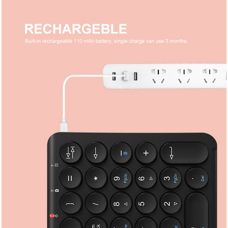 Custom BOW 22 Keys Wireless Nu - огляд і ціна Pbt Keycaps For Numeric Keypad Numpad
