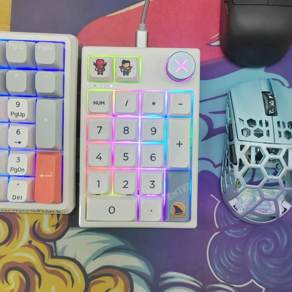 Darmoshark K3 Pro Wireless Mec - огляд і ціна Mechanical Numpad Hot Swap Rgb Wireless