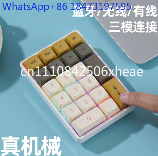 FREEWOLF K21 Wireless Mechanic - огляд і ціна Mechanical Numpad Hot Swap Rgb Wireless