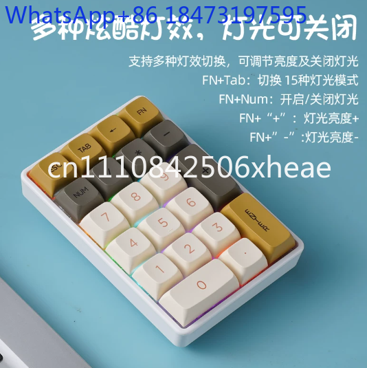 FREEWOLF K21 Wireless Mechanic - огляд і ціна Mechanical Numpad Hot Swap Rgb Wireless