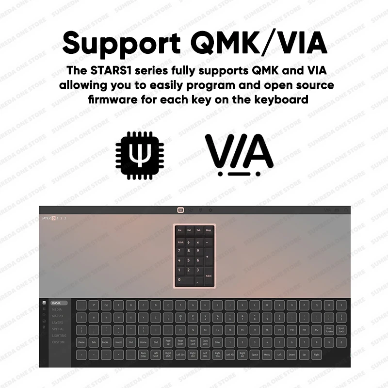 Weikav Stars21 Numpad Kits Wir - огляд і ціна Mechanical Numpad Hot Swap Rgb Wireless